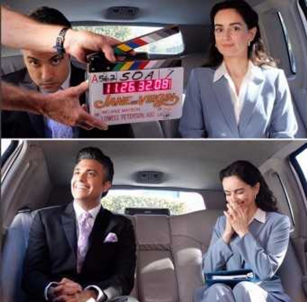 Jaime Camil muestra fotos del primer día de grabación de Ana de la Reguera