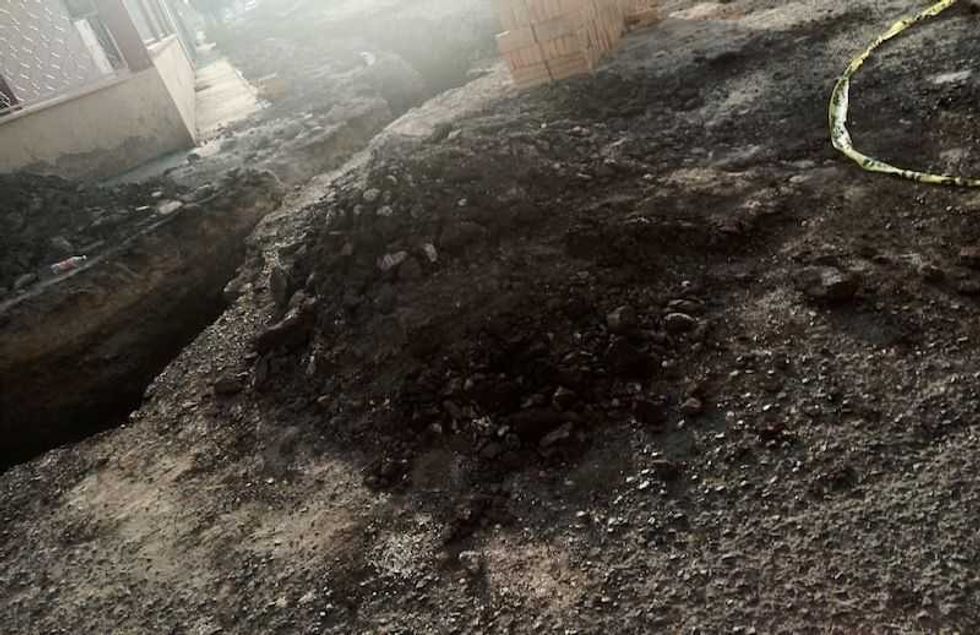 JAPAM sustituye red de drenaje en calles de San Juan del Río