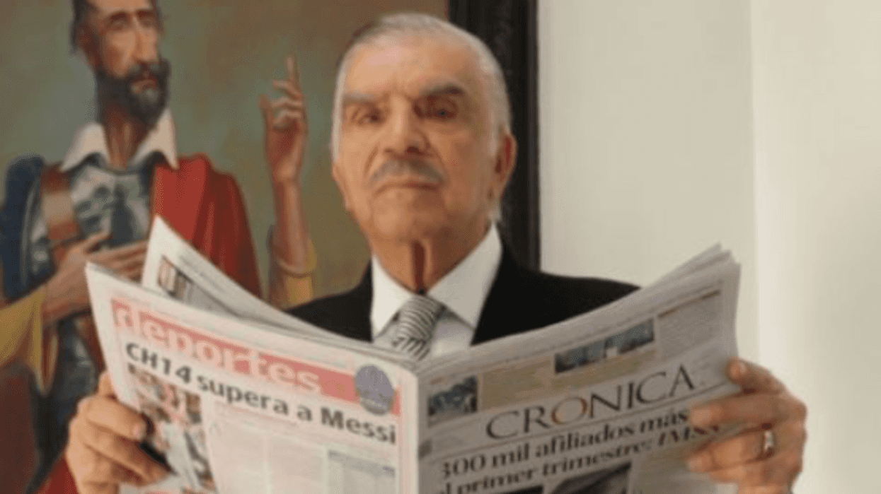 Jorge Kahwagi Gastine, presidente de Grupo Crónica y fundador de La Crónica de Hoy, fallecido a los 85 años en México
