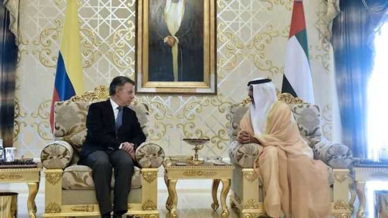 Juan Manuel Santos visita Abu Dhabi
