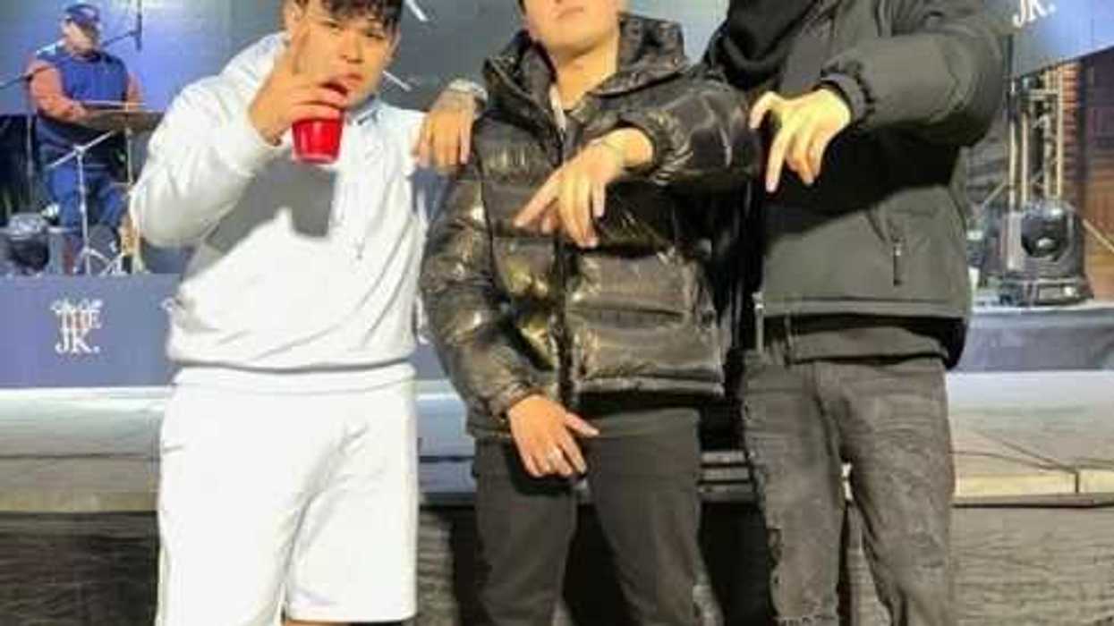 Junior H, Peso Pluma, y Gabito Ballesteros llegan con el corrido “El Tsurito”. Foto cortesía Rancho Humilde.