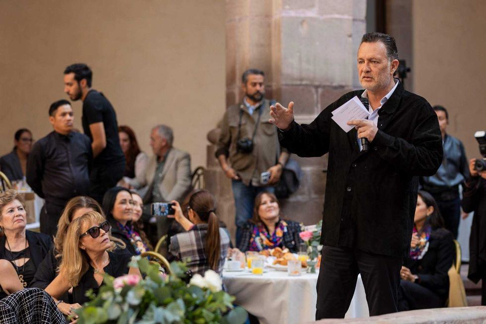 Kuri González reconoció que Querétaro tiene alto número de denuncias por violencia hacia mujeres durante evento del 25N. Foto: Gobierno del Estado de Querétaro.