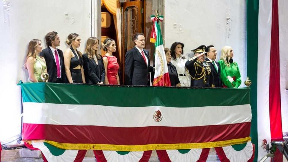 Kuri Honra a los Héroes Nacionales en Grito de Independencia.