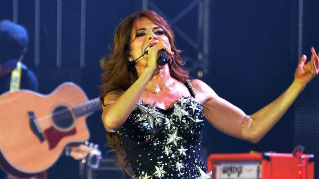 La cantante y actriz Gloria Trevi, hizo vibrar al público. NOTIMEX