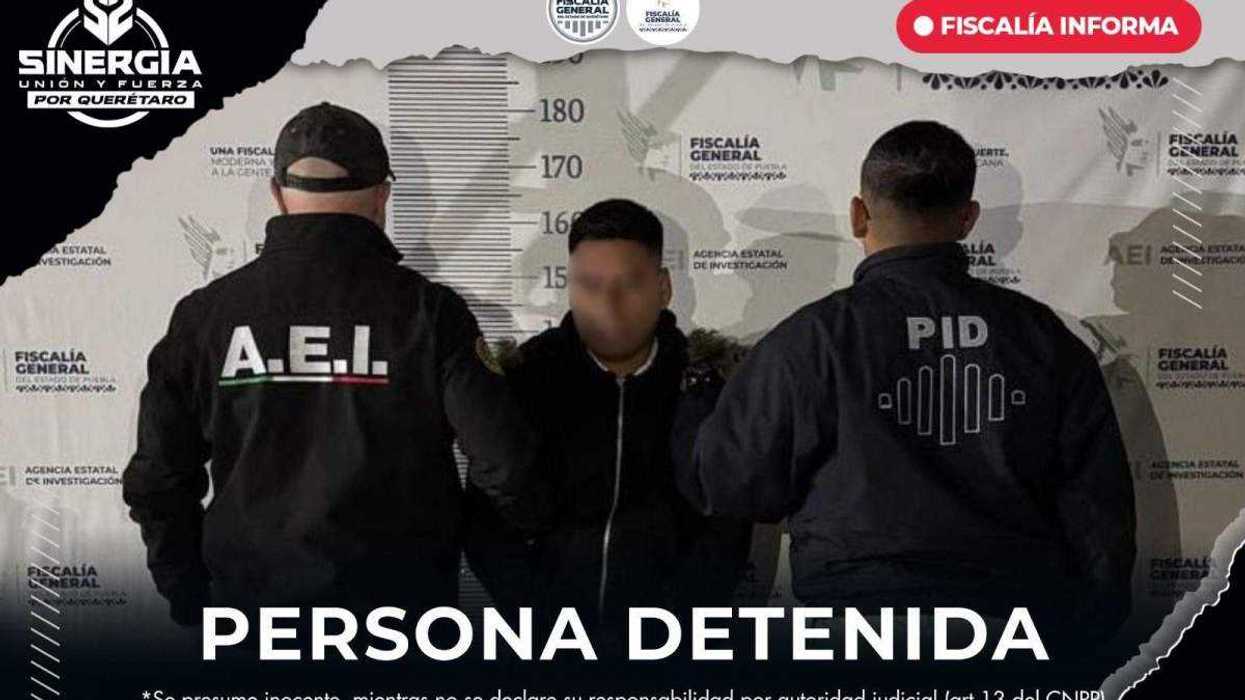 La detención fue resultado de la coordinación entre fiscalías de Querétaro y Puebla, tras una investigación iniciada en 2021.