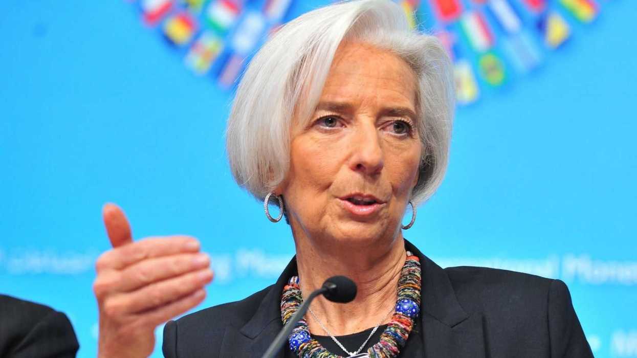 La directora gerente del Fondo Monetario Internacional, Christine Lagarde.