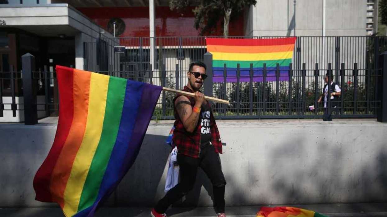 La embajada de EE.UU. en Guatemala deja sus antiguas instalaciones. EFE/Esteban Biba.