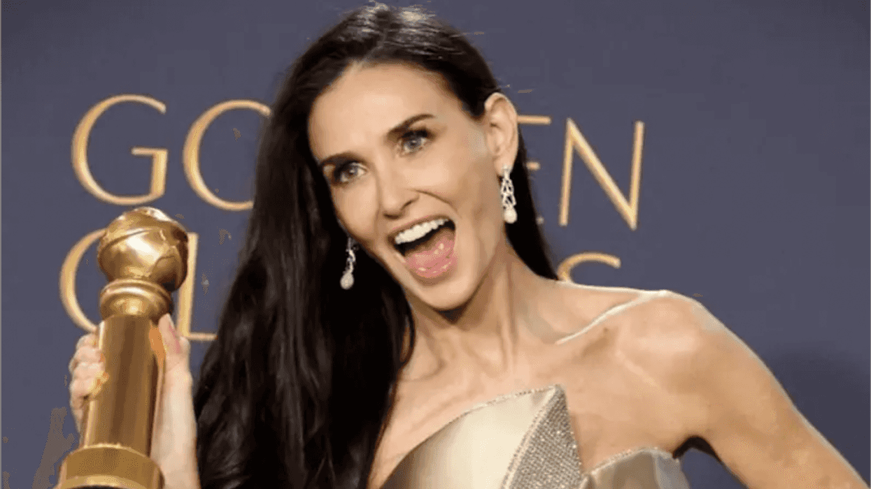 La emotiva reacción de la familia de Demi Moore al ganar su primer Globo de Oro.