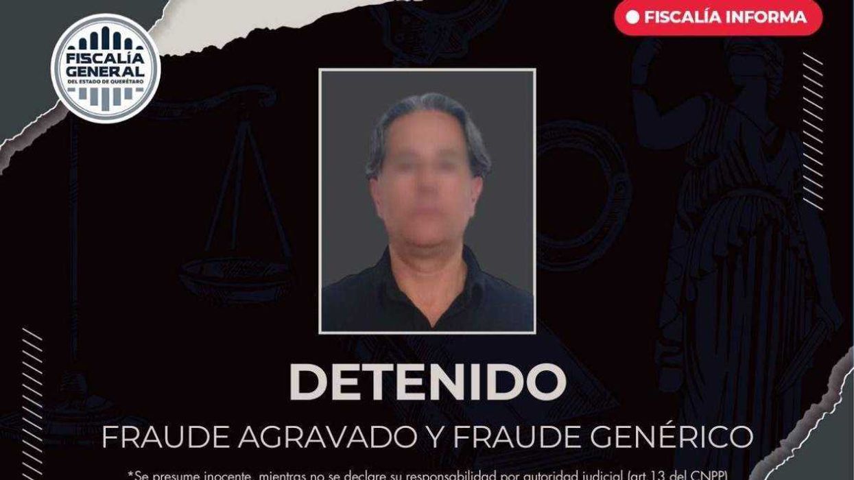 La Policía de Investigación del Delito ejecutó la orden de aprehensión en la carretera a Chichimequillas.