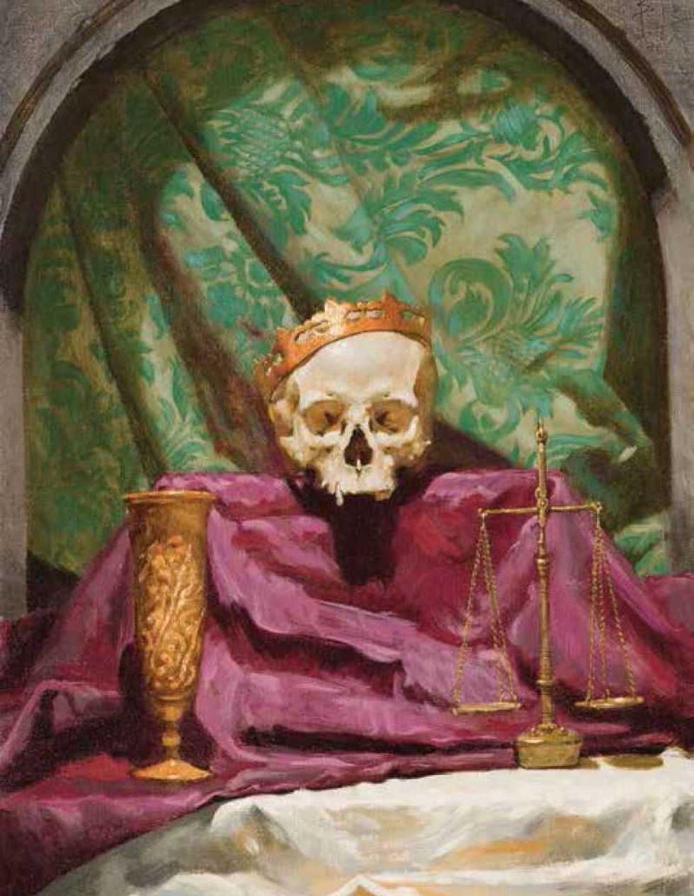 La producción de la obra pictórica del joven artista francés Thibault Barrère, “Finis Gloriae Mundi”, llega a Querétaro.