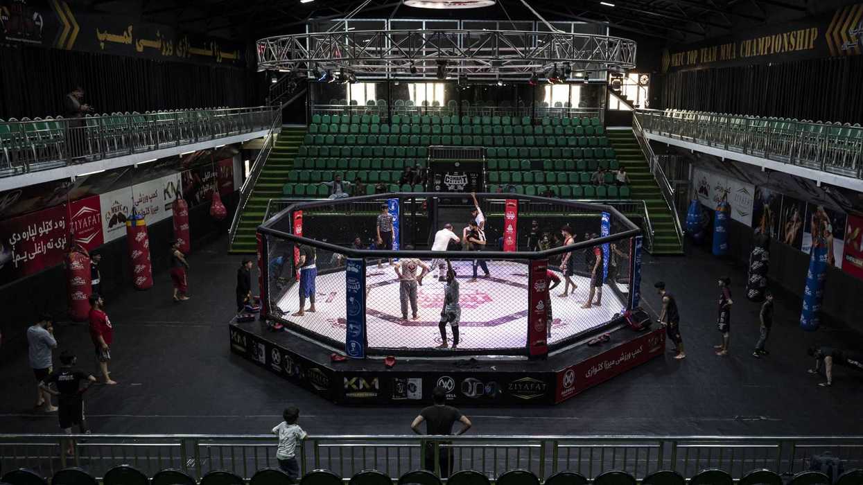 La prohibición de las Artes Marciales Mixtas, un KO para el deporte afgano. AFP.