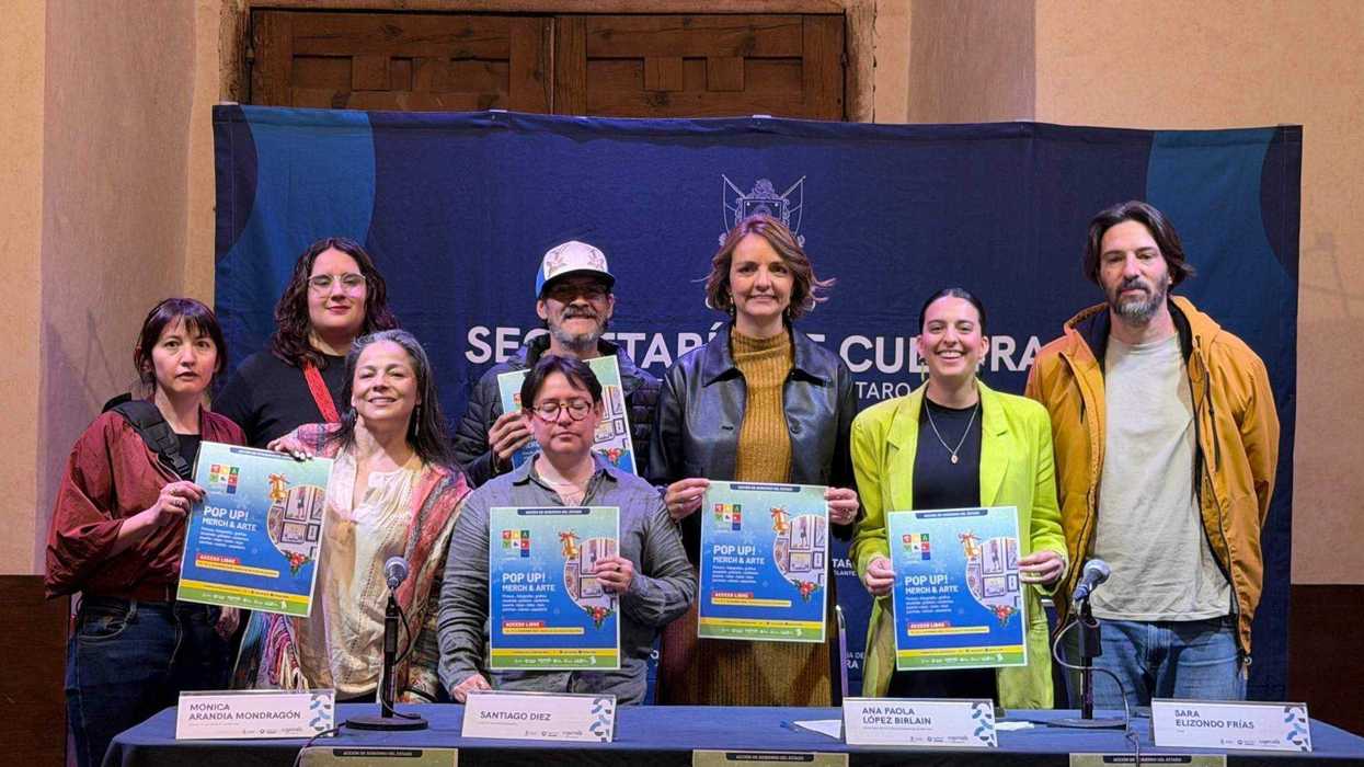 La secretaria de Cultura, Ana Paola López Birlain, presentó el Pop Up! Merch and Arte reunirá a 45 creadores en el CEART.