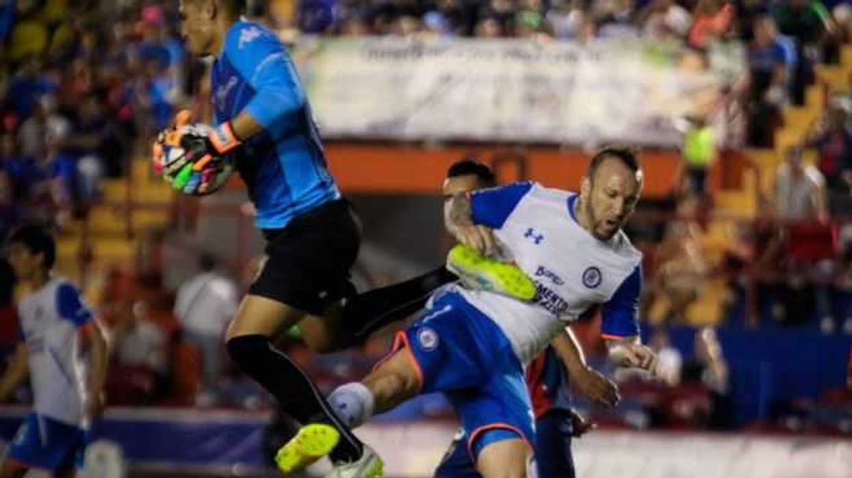 La selección mexicana de futbol sub-22 empató sin goles con el equipo de Cruz Azul. FOTO/NOTIMEX