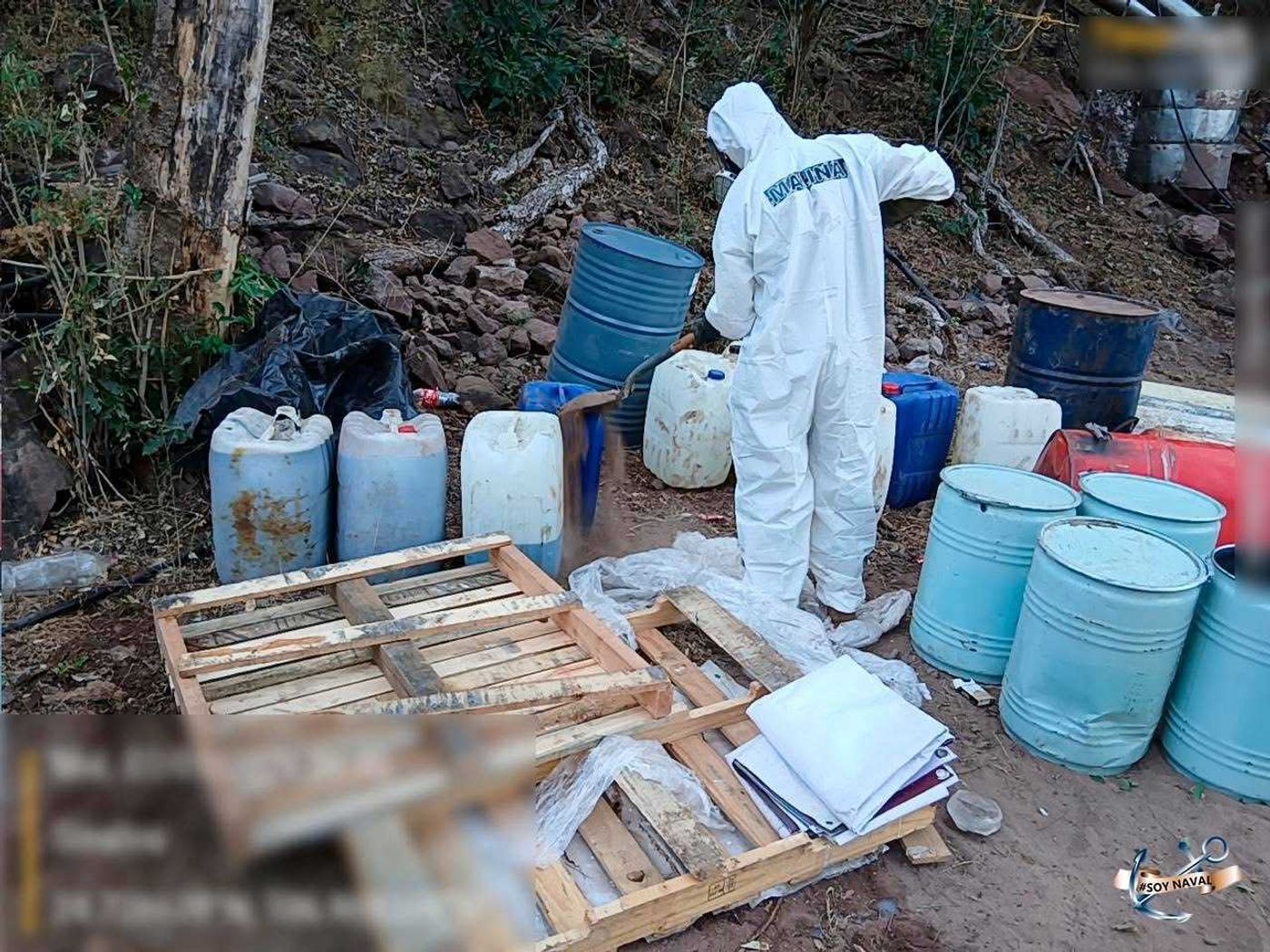 Laboratorio clandestino desmantelado en Cosal\u00e1 con precursores qu\u00edmicos utilizados para fabricaci\u00f3n de drogas sint\u00e9ticas.