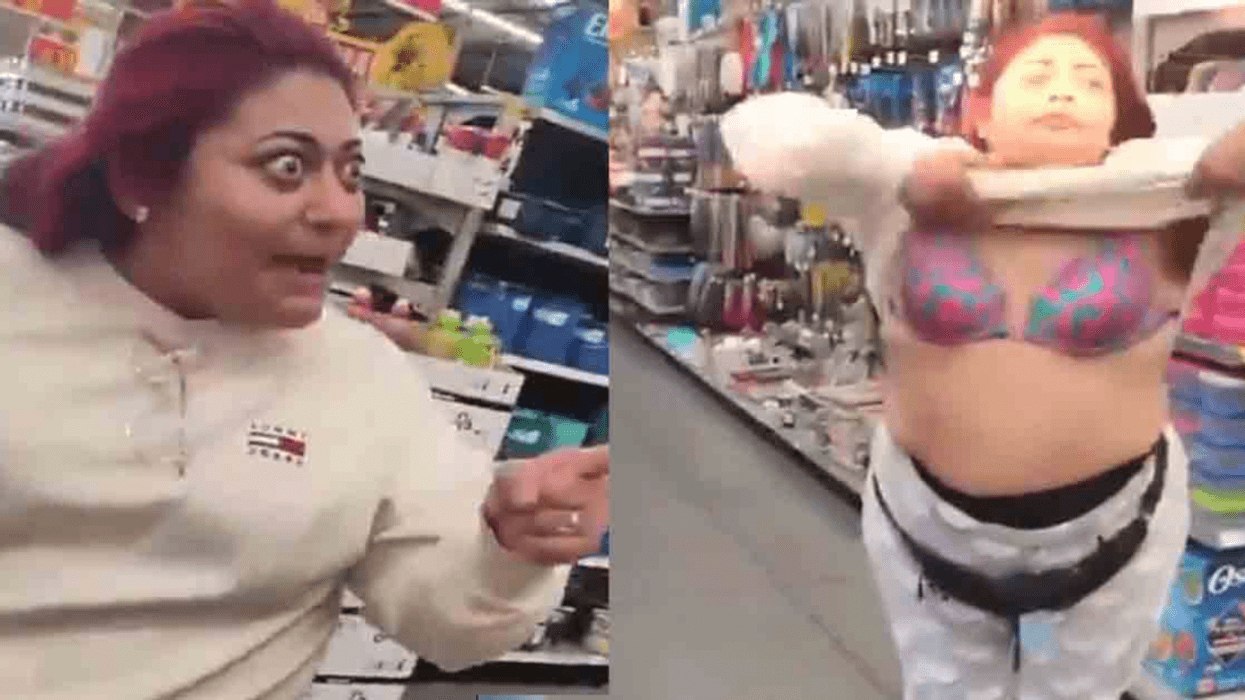 Lady Aurrerá: la mujer que se desnudó en un supermercado tras ser acusada de robo. AGENCIA MÉXICO.