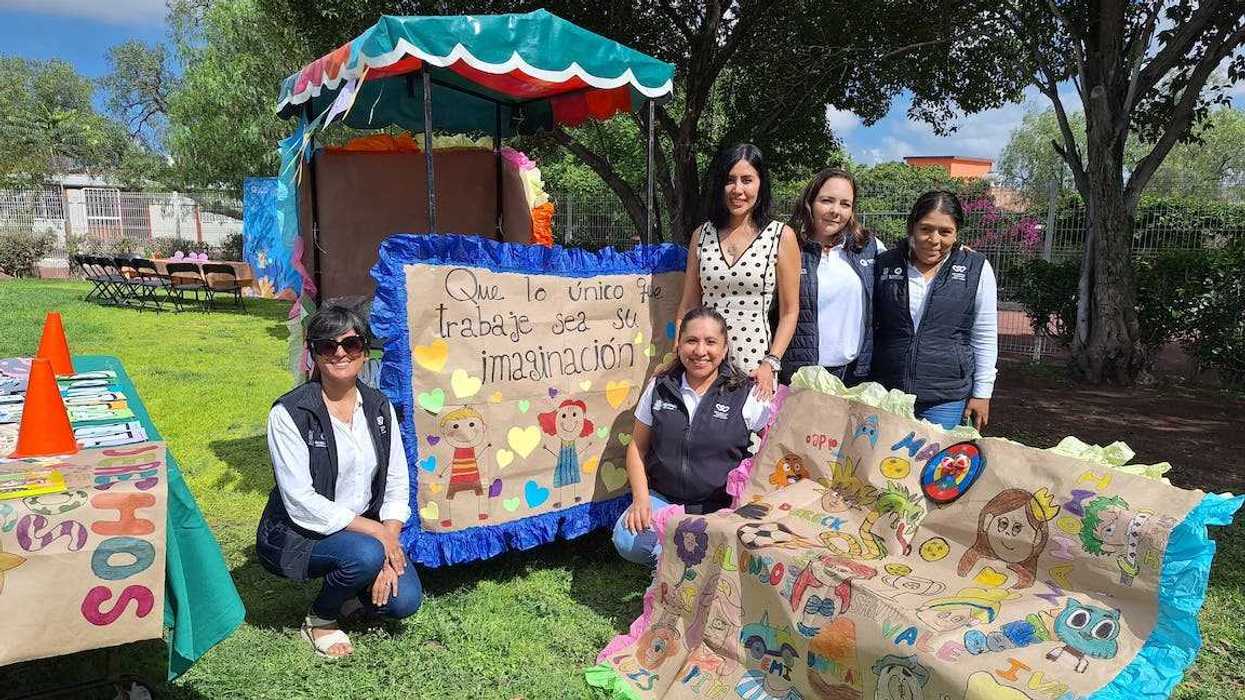 Liliana San Martín Castillo durante el evento por el Día Mundial contra el Trabajo Infantil en la Casa de la Juventud de Querétaro.