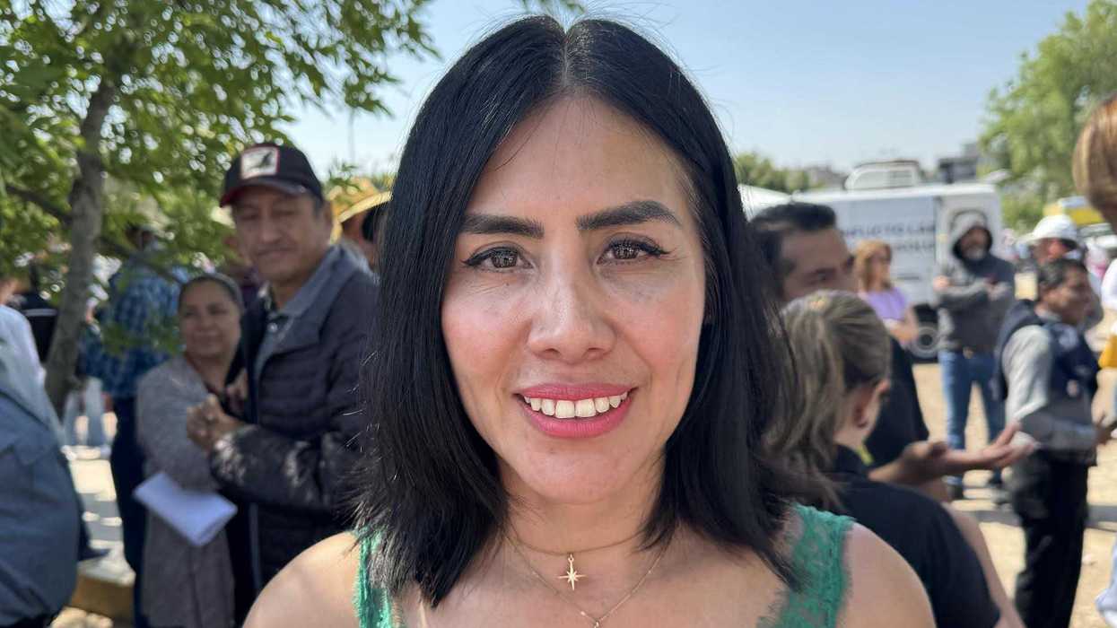 Liliana San Martín Castillo, secretaria del Trabajo en el Estado de Querétaro, durante conferencia sobre agenda del Día del Trabajo 2026 en San Juan del Río