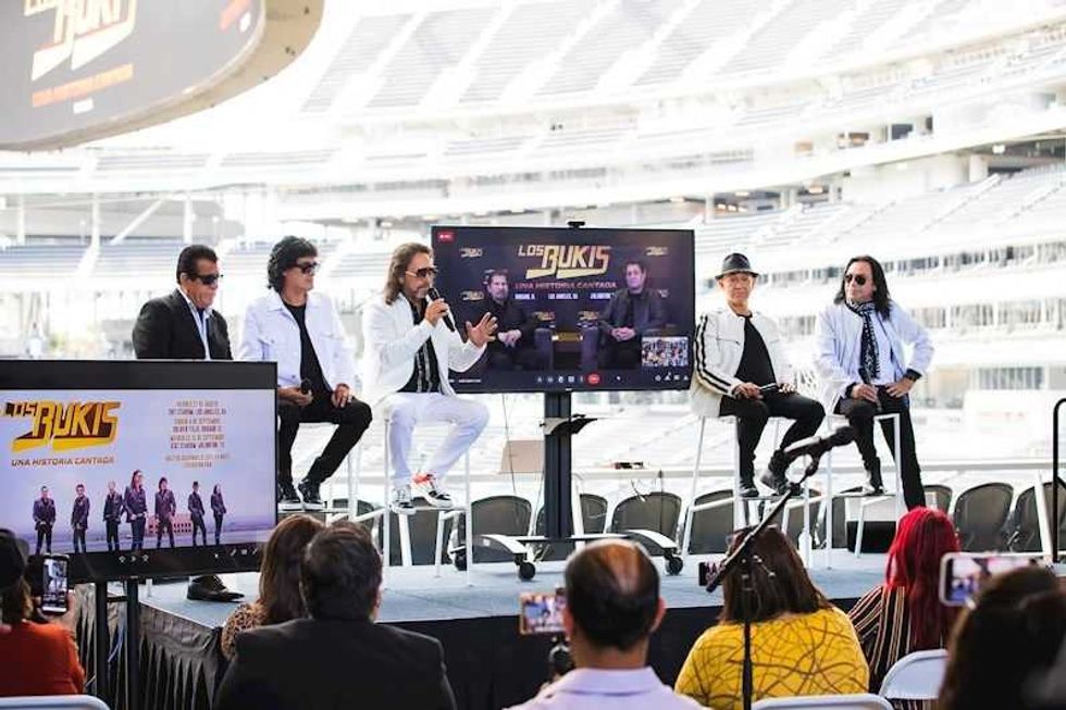 los bukis en rueda de prensa
