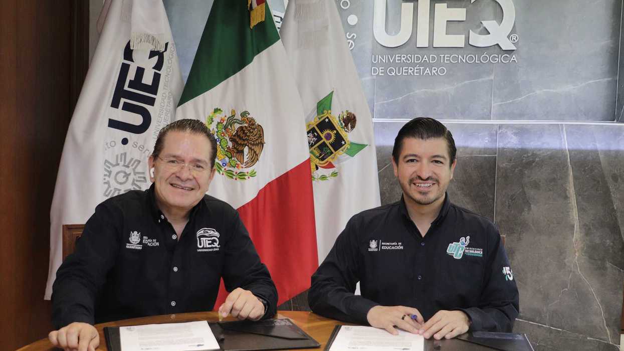 Los rectores de la UTEQ y la UTC firman convenio de colaboración en Querétaro