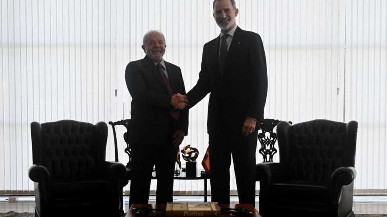 Lula y Felipe VI hablan sobre la relación bilateral, Latinoamérica y Europa. EFE/André Borges.