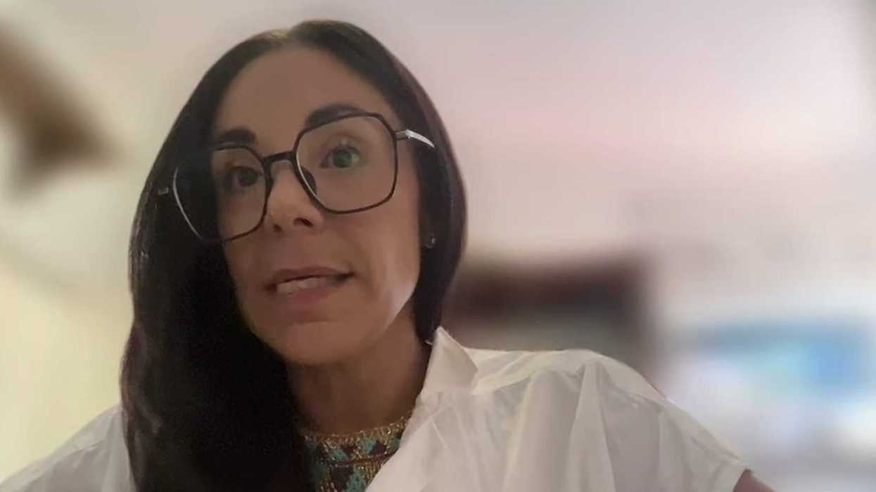 Lupita Espinosa habla durante videoconferencia con medios de comunicación