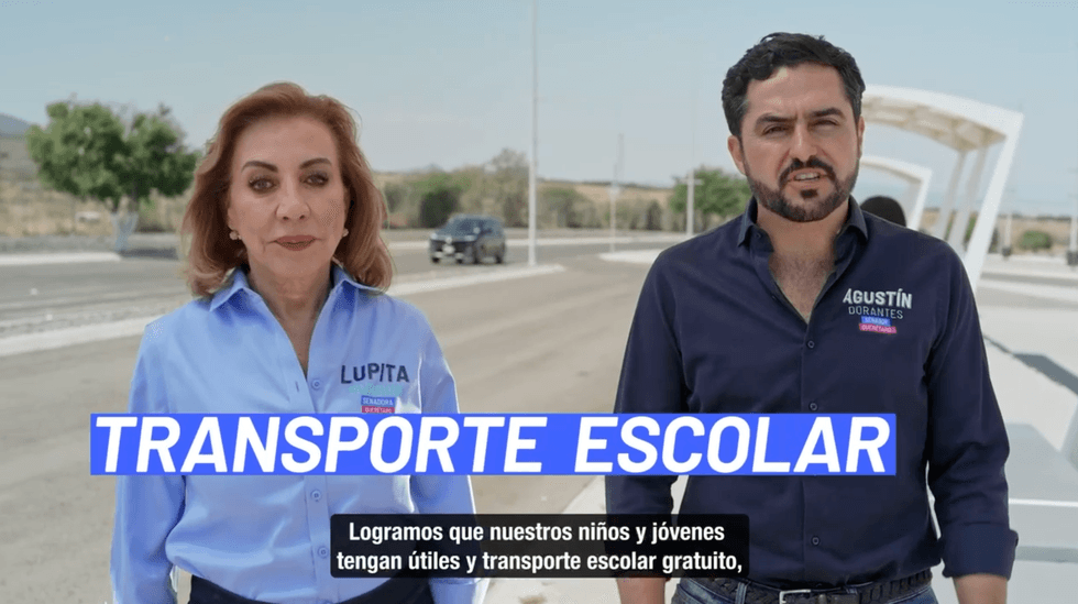 Lupita Murguía y Agustín Dorantes estrenan Spot de Campaña.