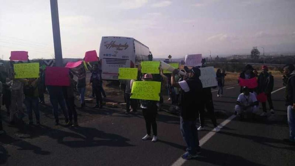 manifestacion universidad arkansas