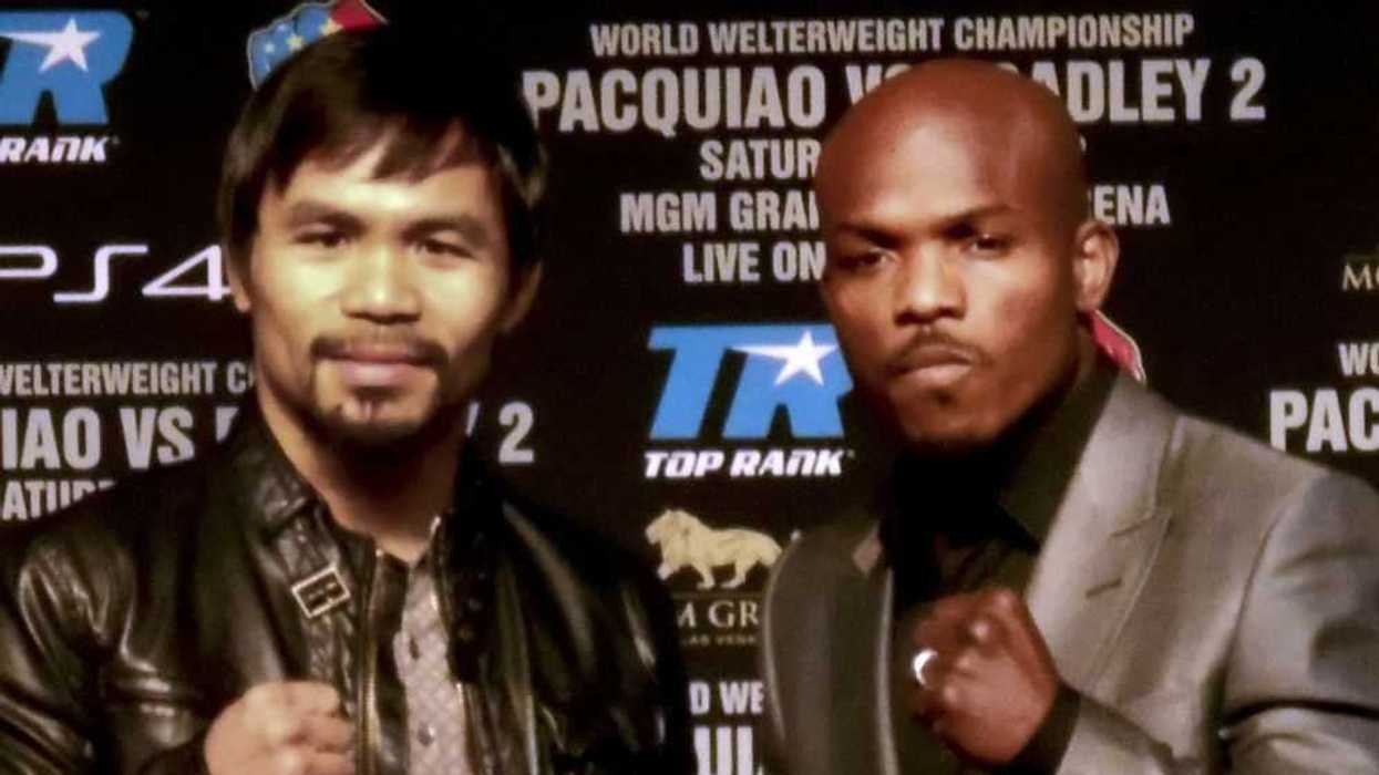 Manny Pacquiao y Timothy Bradley. NOTIMEX