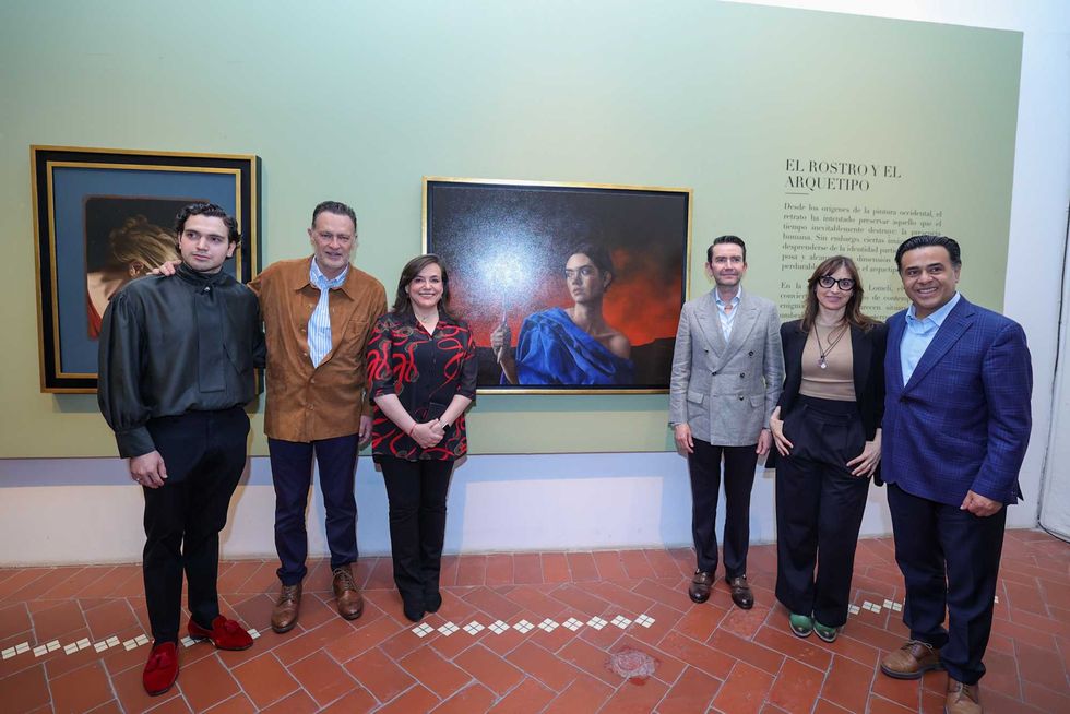 Manuel Lomel\u00ed inaugura "Lomelius: la Pintura Eterna" en el MAQRO con asistencia del gobernador Mauricio Kuri en Quer\u00e9taro