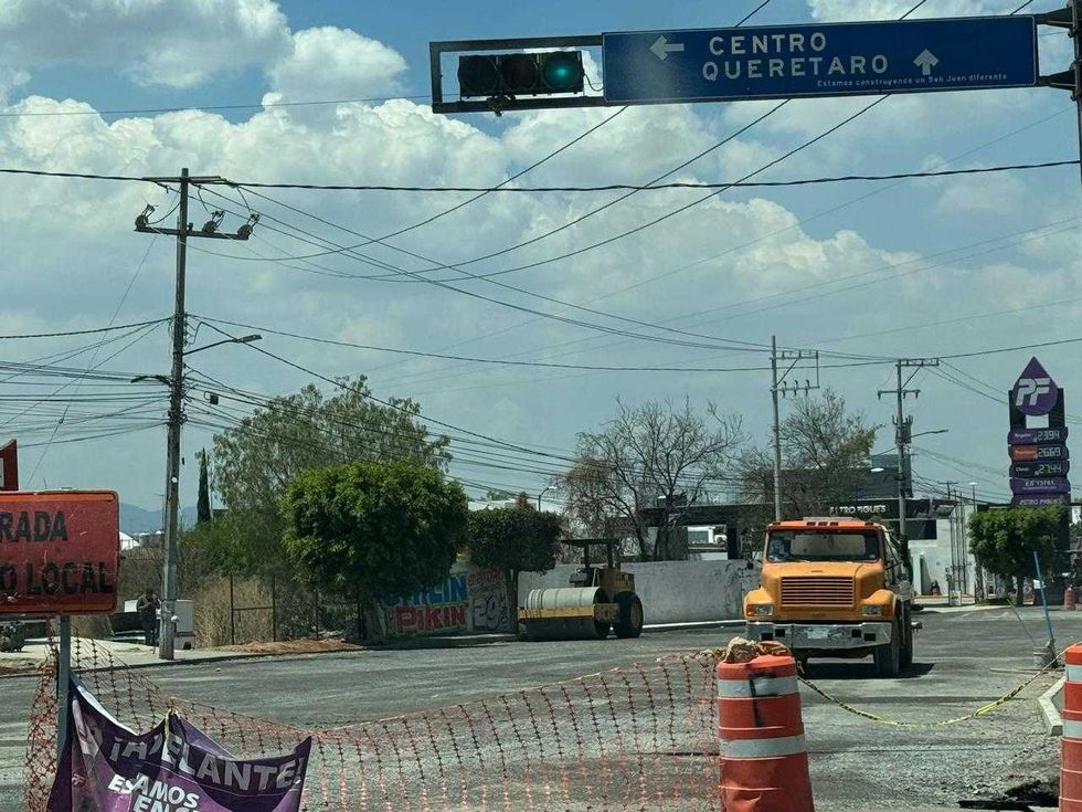 Mapa de cambios de circulaci\u00f3n en bulevar Pablo Cabrera por obras en San Juan del R\u00edo, Quer\u00e9taro