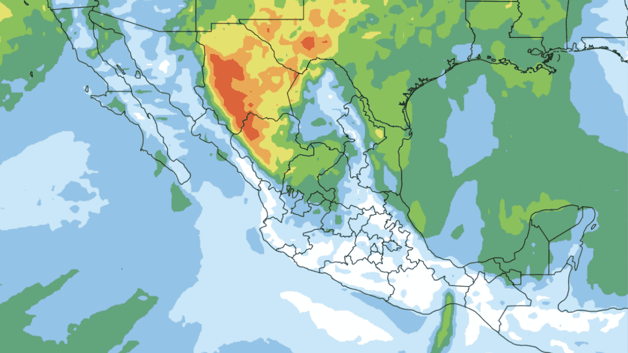 Mapa del Servicio Meteorológico Nacional mostrando frente frío número 15 y sistemas meteorológicos en México con pronóstico para Querétaro.