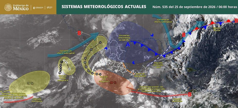 Prevén lluvias puntuales muy fuertes en zonas de Querétaro