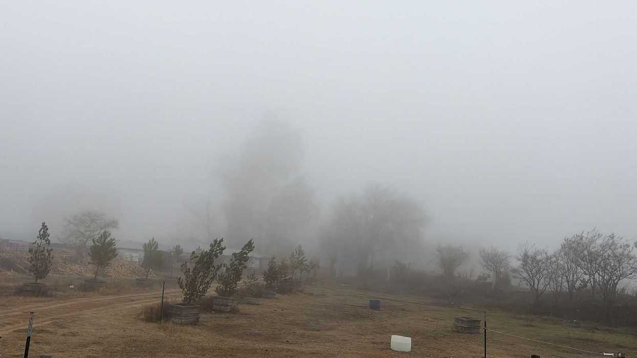 Mapa meteorológico con sistemas de presión y temperaturas para pronóstico del tiempo en Querétaro