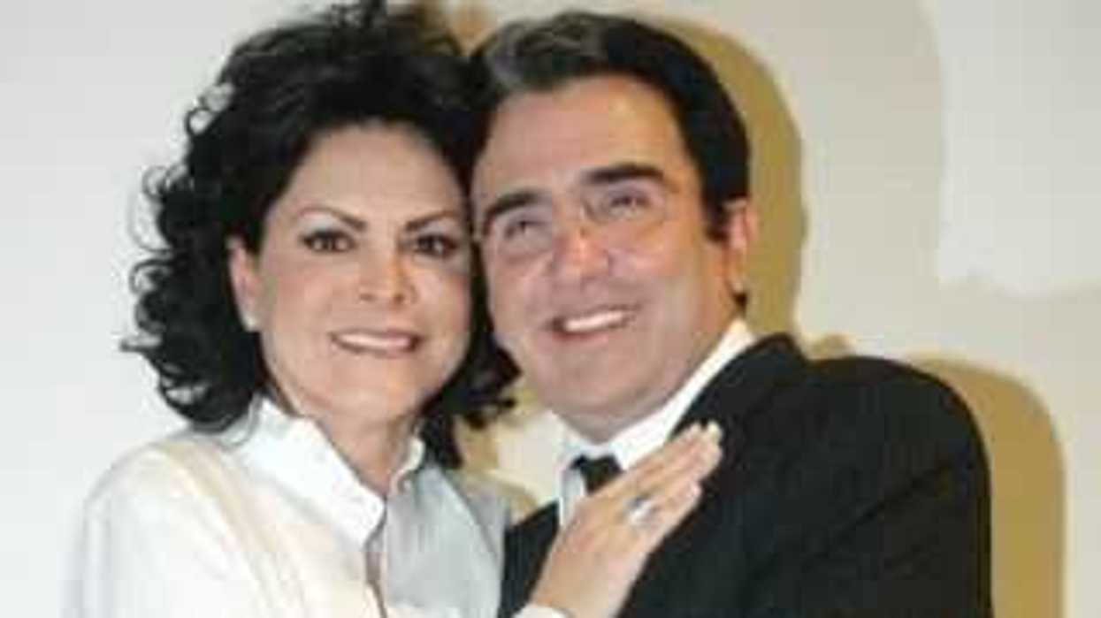 Mara Patricia Castañeda y Vicente Fernández.
