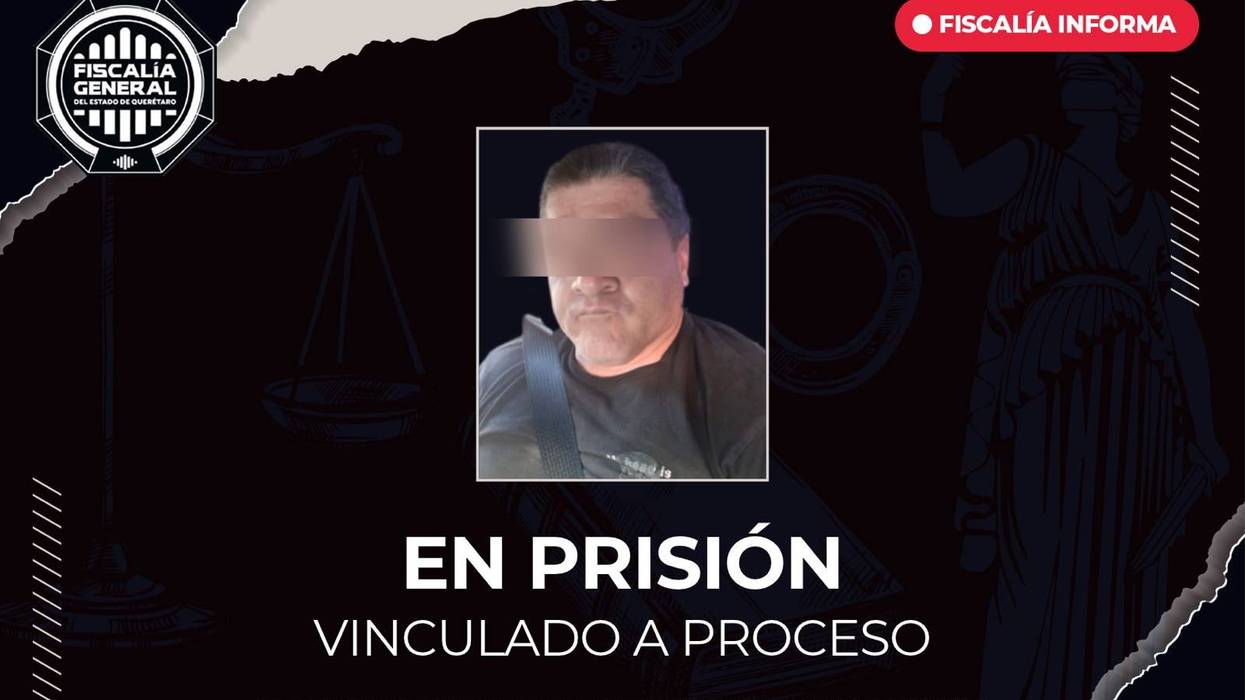 Marcos “N”, vinculado a proceso por fraude con trámites falsos, en tarjeta de la Fiscalía de Querétaro