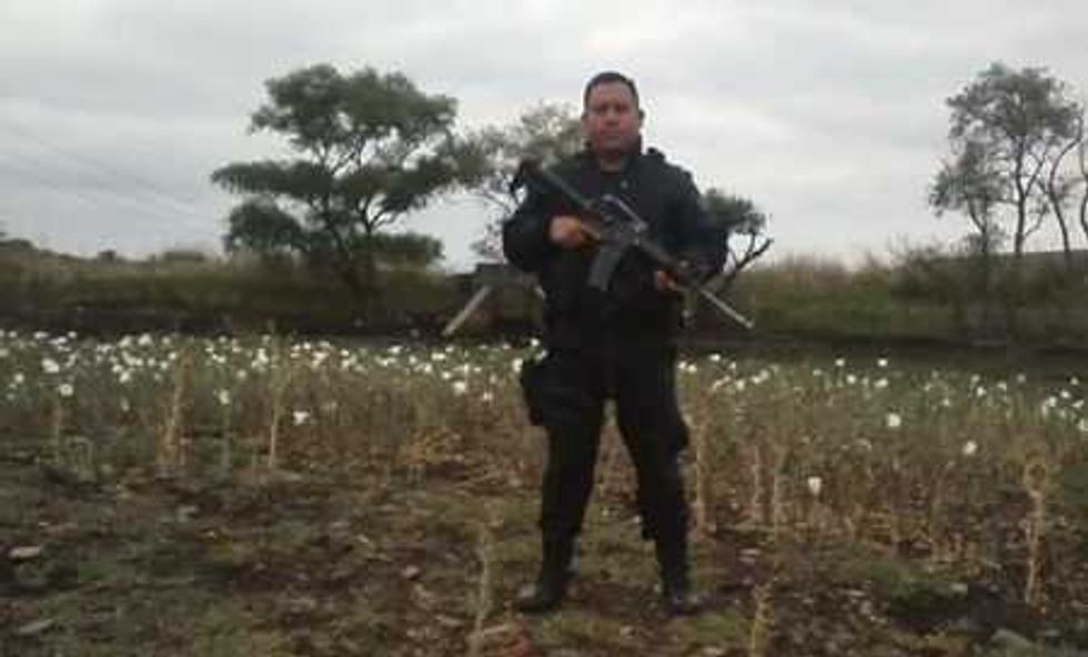 Mario Alberto Durán, Policía municipal ejecutado en Pedro Escobedo.