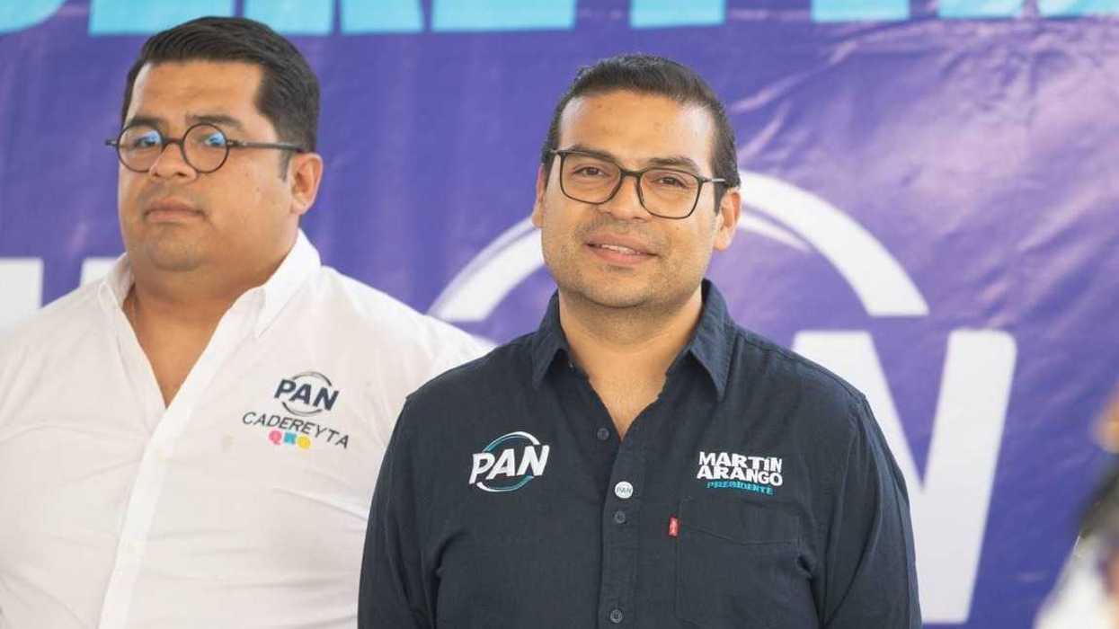 Martín Arango, dirigente del PAN Querétaro, en conferencia sobre recorte del ciclo escolar 2025-2026 por el Mundial