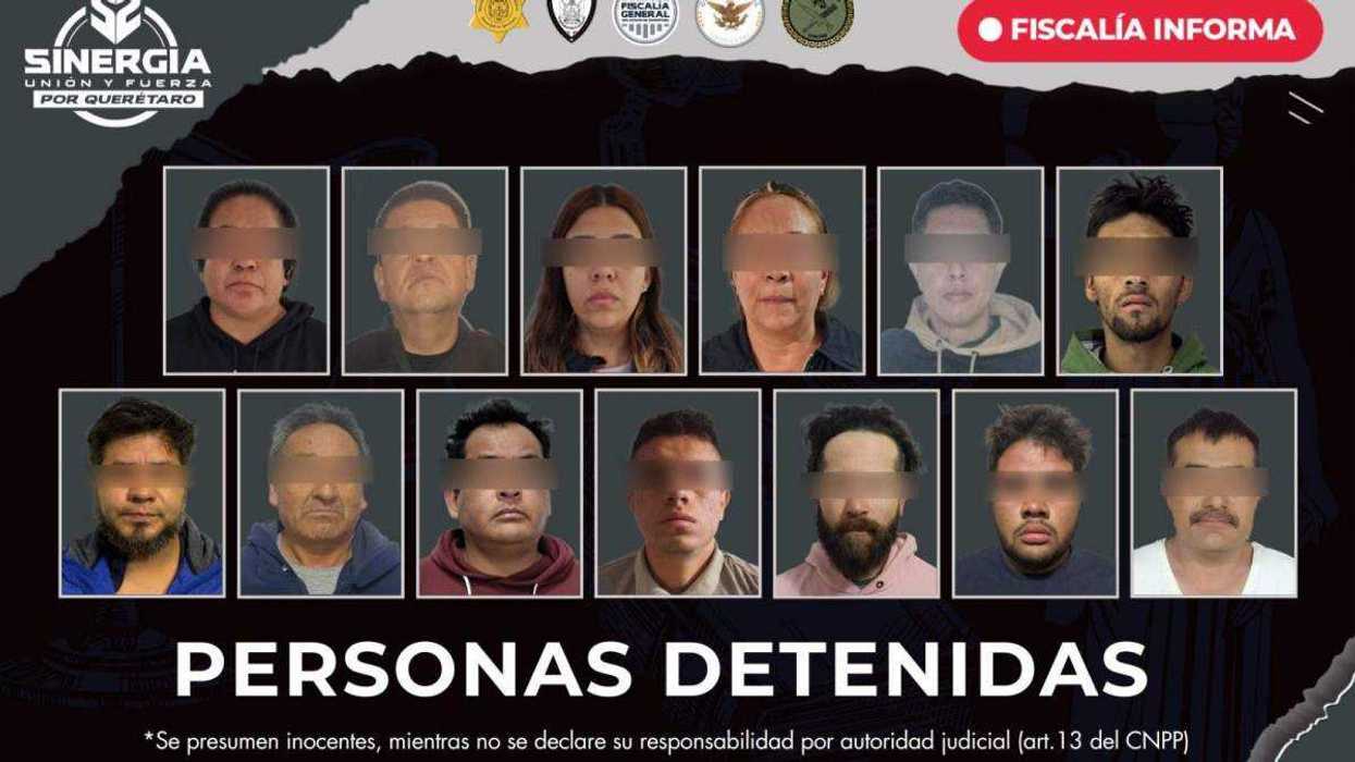 Más de 100 elementos de corporaciones estatales y federales ejecutaron 11 cateos en San Juan del Río, Corregidora y Querétaro capital. Operativo derivó en 13 detenciones.