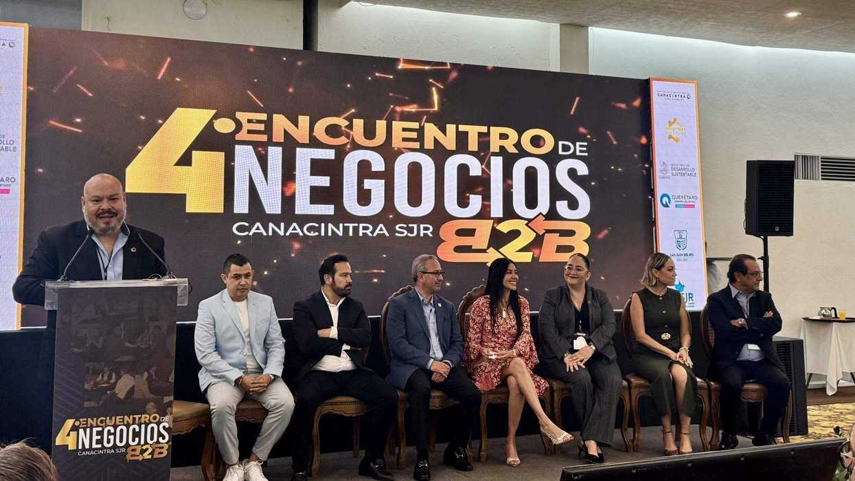 Más de 100 empresas participan en el encuentro empresarial que busca fortalecer las cadenas de valor en San Juan del Río, Querétaro.