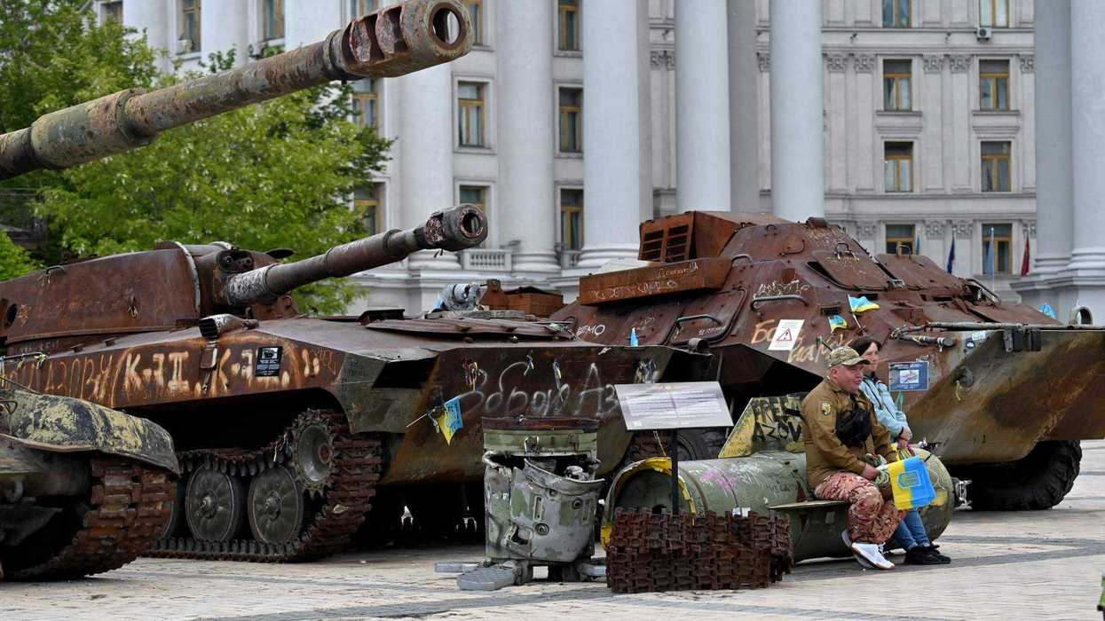 Más de 49.000 personas detenidas en Ucrania por intentar huir del país desde 2022. AFP.