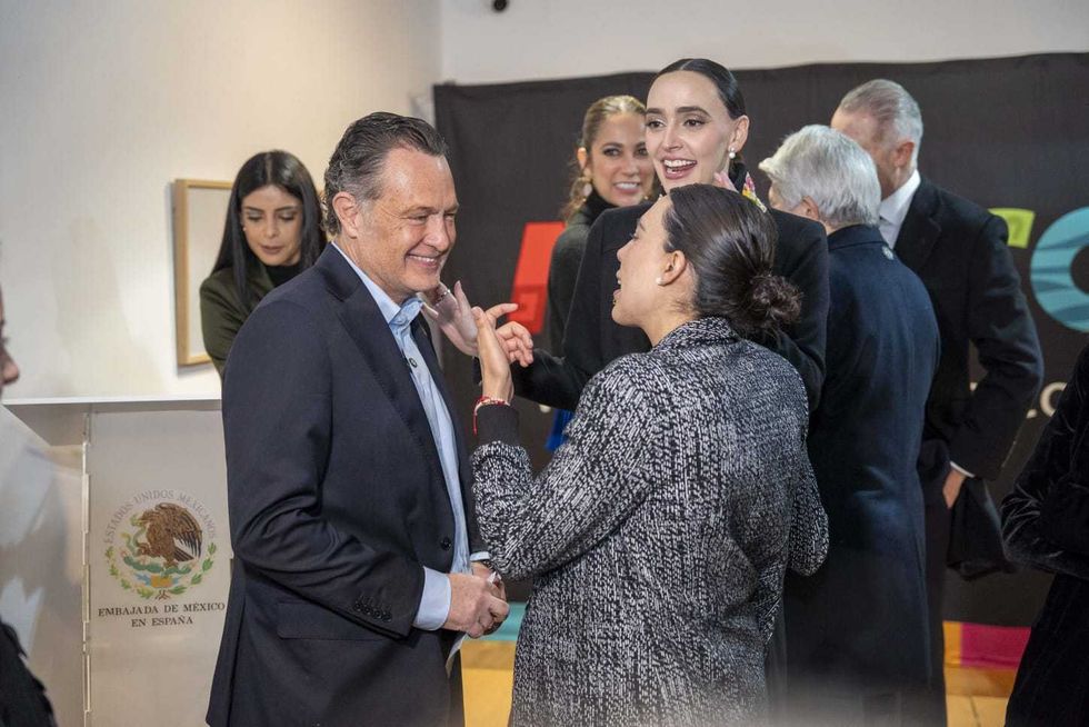Mauricio Kuri Gonz\u00e1lez durante ceremonia Premios Gastrolab 2026 en Centro Cultural M\u00e9xico Madrid Espa\u00f1a