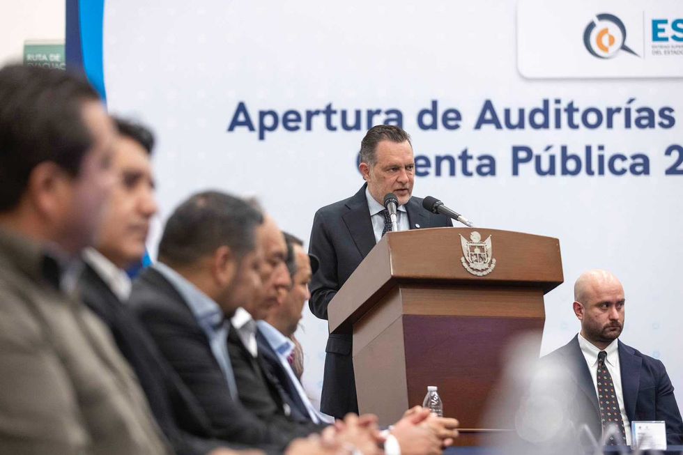 Mauricio Kuri Gonz\u00e1lez y autoridades de fiscalizaci\u00f3n durante el inicio de las auditor\u00edas de la Cuenta P\u00fablica 2025 en Quer\u00e9taro y sus 18 municipios.
