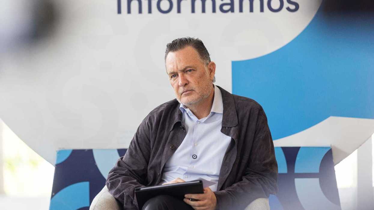 Mauricio Kuri González durante la conferencia sobre la inversión de la CFE en Querétaro, agosto 2026