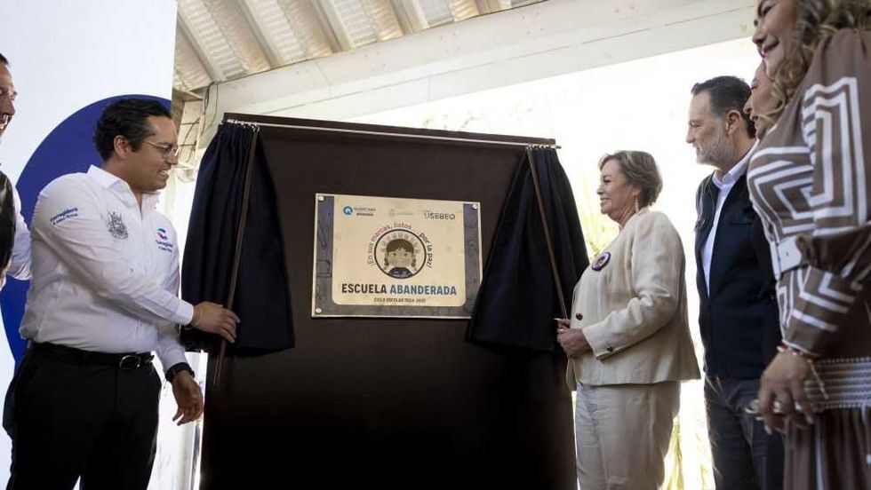 Mauricio Kuri presenta los resultados del programa “¡En sus Marcas, Listos por la Paz!”.