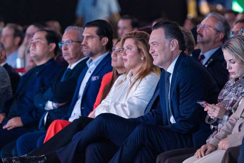 Mauricio Kuri recibe la estafeta del InnovaFest junto a Marcelo Ebrard y Samuel Garc\u00eda en Cintermex Monterrey
