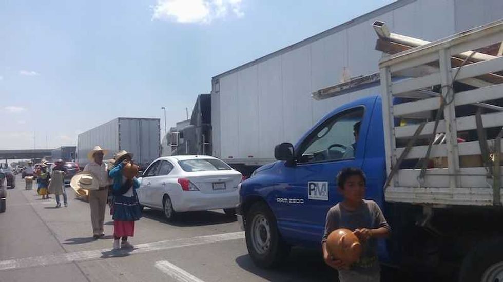 mexico queretaro vendedores ambulantes 1