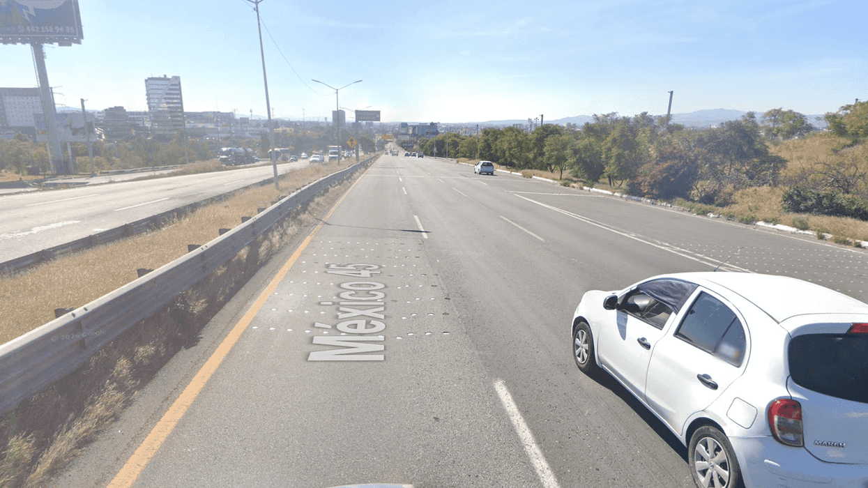 Michel Torres, secretario de Gobierno de Querétaro, anuncia rampa de frenado en carretera 57