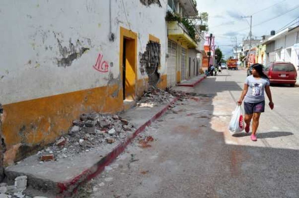 miedo escombros persisten en la zona del epicentro del sismo 1