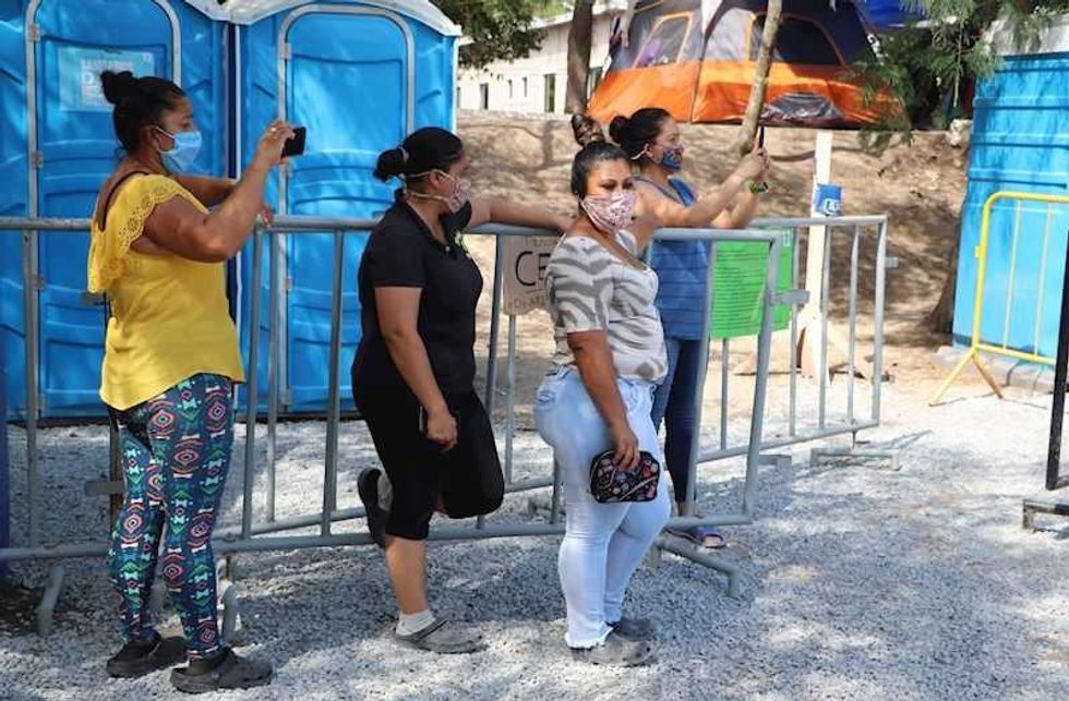 migrantes piden servicios basicos frontera a matamoros