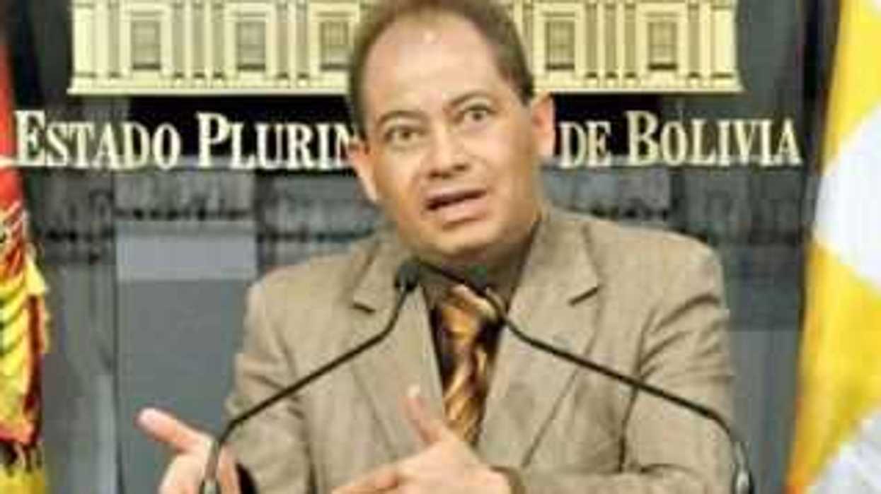 Ministro del gobierno de Bolivia, ministro de Gobierno de Bolivia, Carlos Romero.